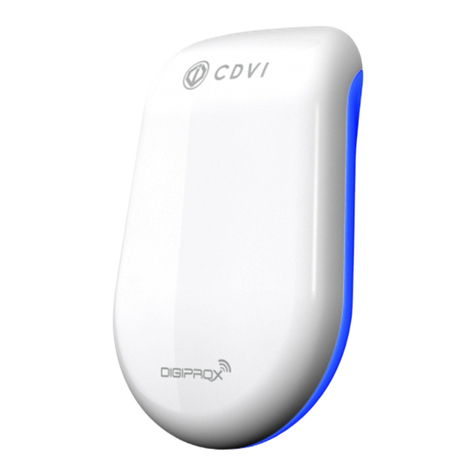 CDVI Mifare SOLARMW manual
