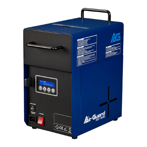 AIR GUARD AG-1600 user manual