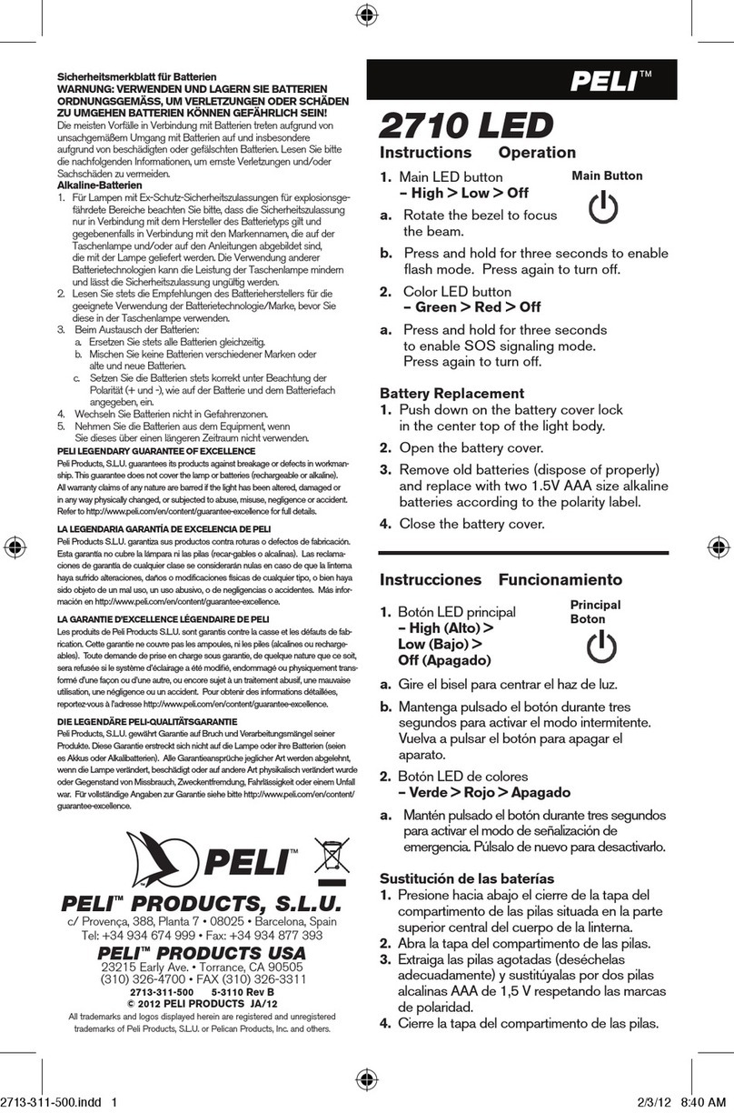 PELI 2710 instructions