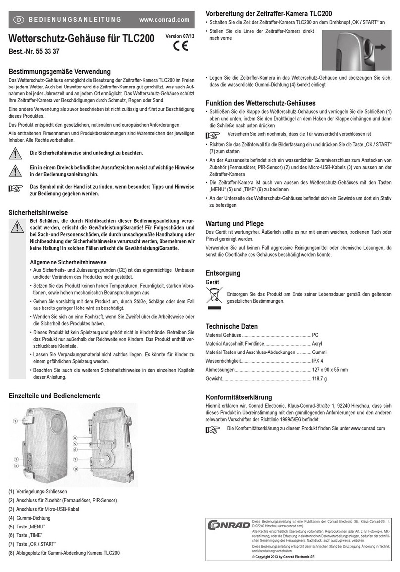 Conrad 55 33 37 User manual