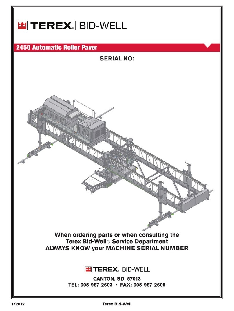Terex BID-WELL 2450 manual