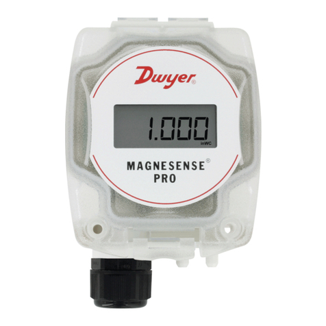 Dwyer Instruments Magnesense Pro MSX Series Installation and operating instructions
