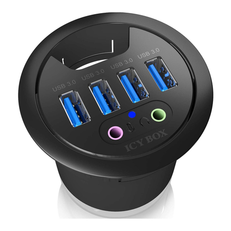 Icy Box IB-HUB1403A Quick installation guide