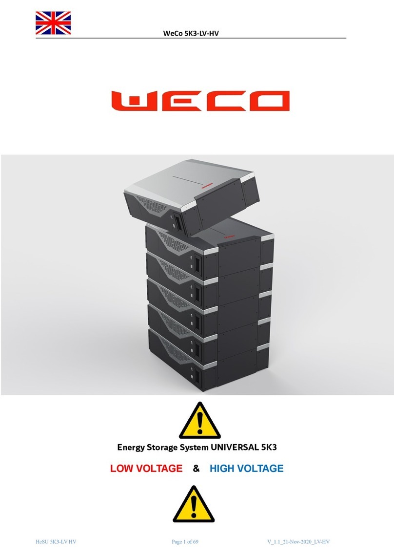 Weco HeSU 5K3-LV HV User manual