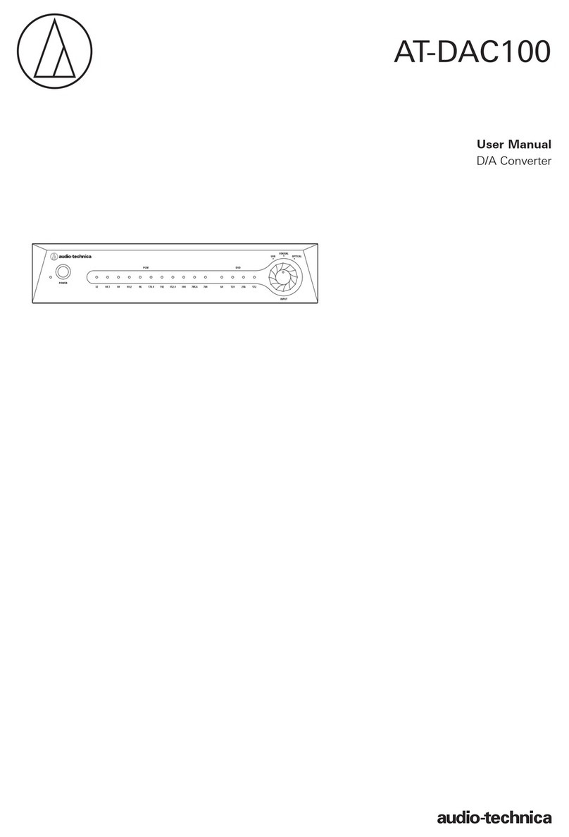 Audio Technica AT-DAC100 User manual