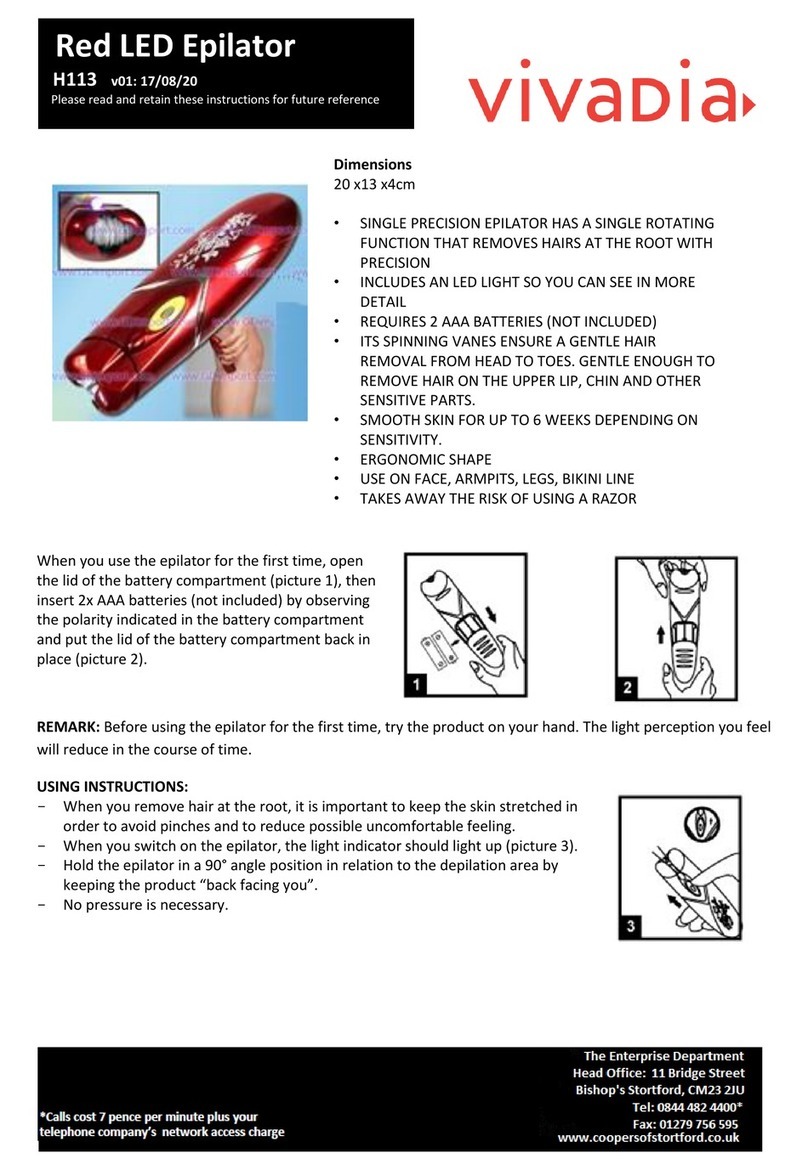 Vivadia H113 Instructions for use