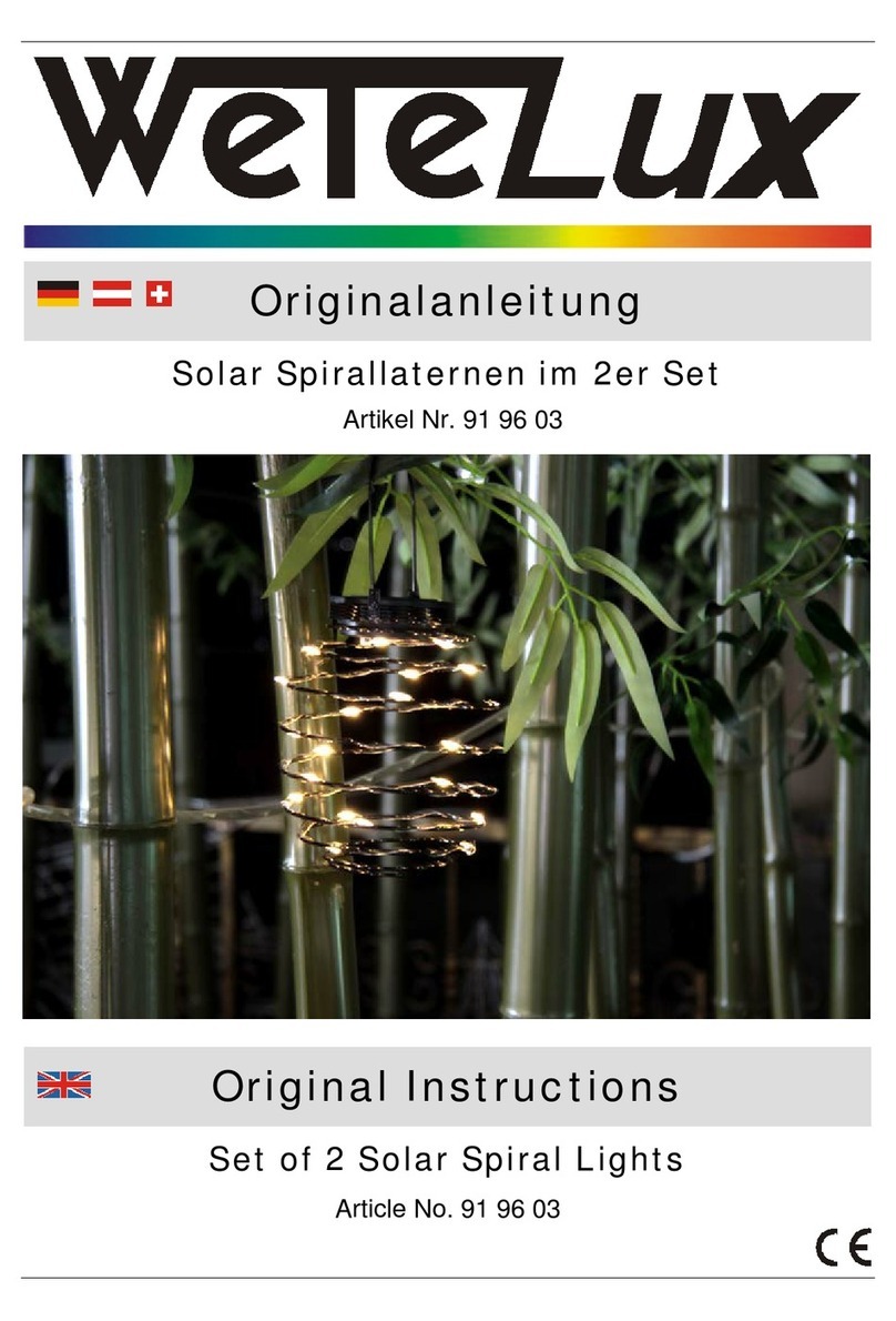 Wetelux 91 96 03 Original instructions