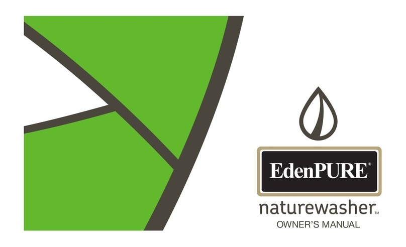 EdenPURE NatureWasher owner's manual