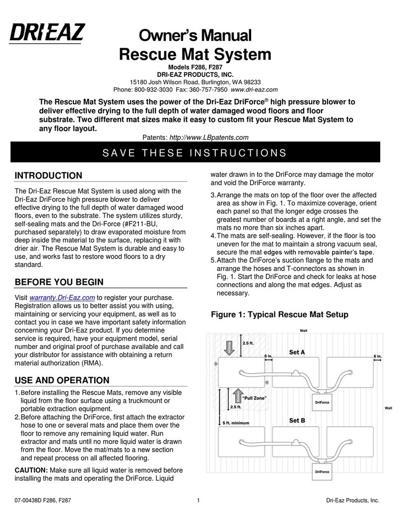 Drieaz F286 owner's manual