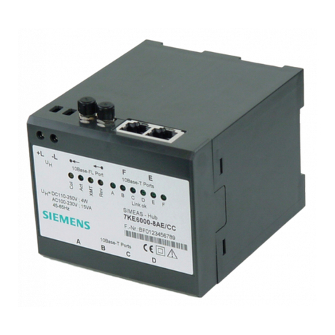 Siemens SIMEAS-Hub 7KE6000-8AD /CC User manual