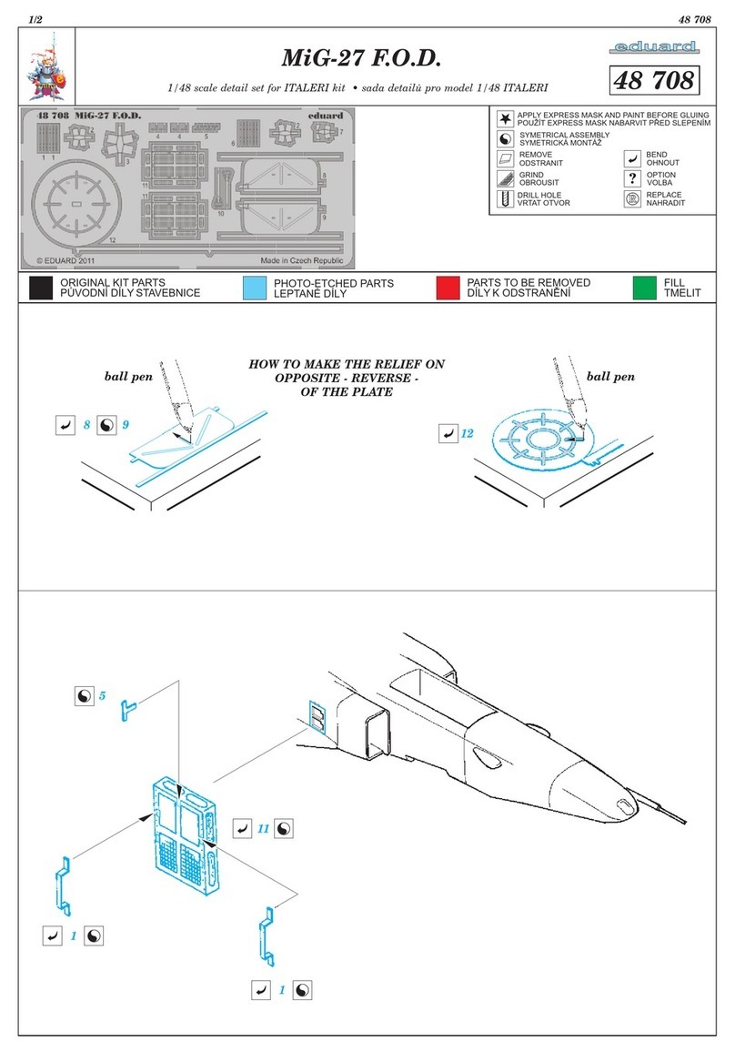 Eduard MiG-27 F.O.D. User manual Eduard MiG-27 F.O.D. User manual