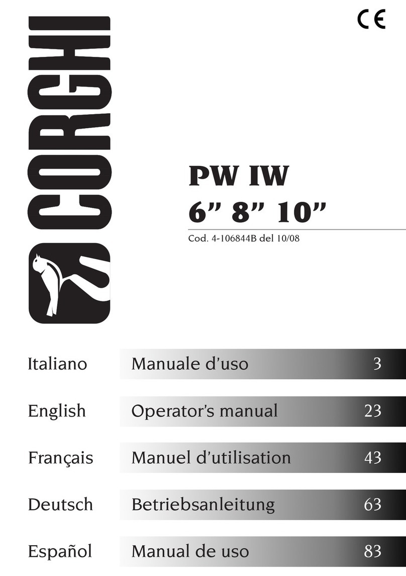 Corghi PW IW 6 manual
