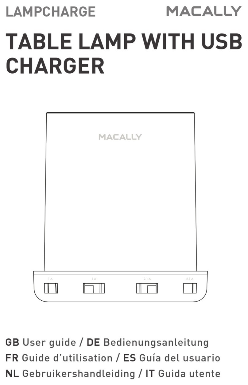 Macally LAMPCHARGE user guide Macally LAMPCHARGE user guide