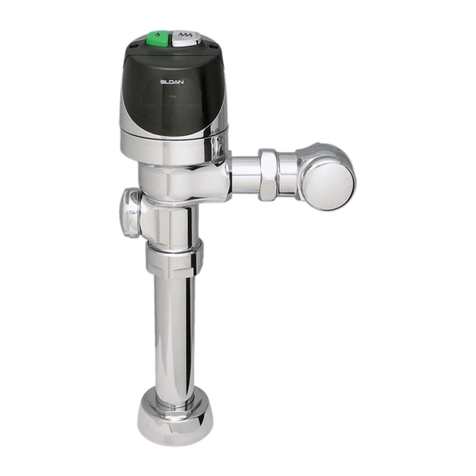 Sloan ECOS HET 8100 Series installation instructions