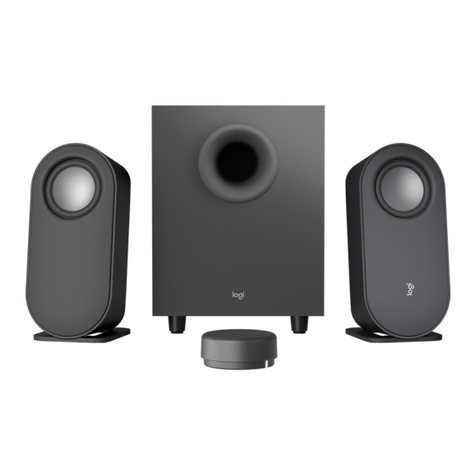 Logitech Z407 User manual