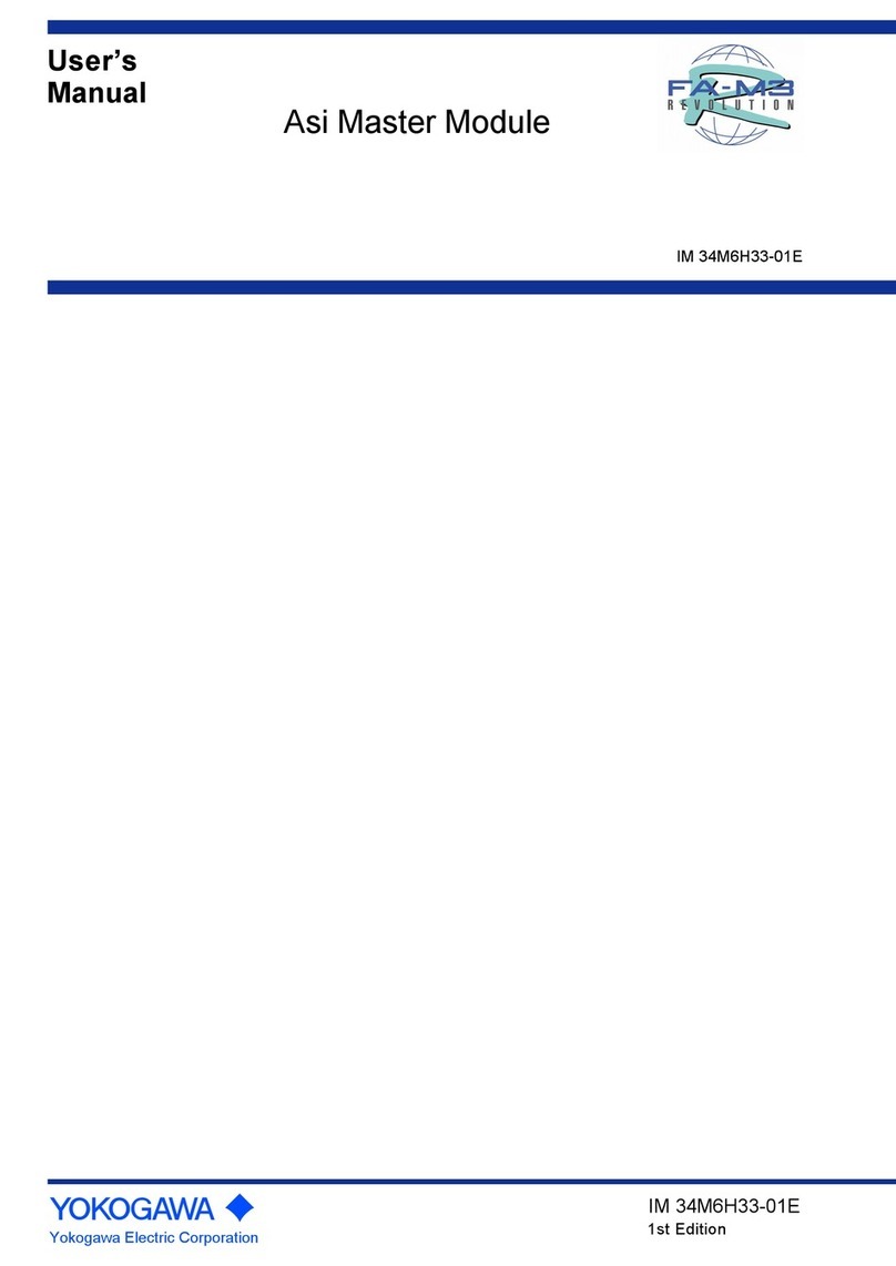 YOKOGAWA FA-M3 Vitesse User manual