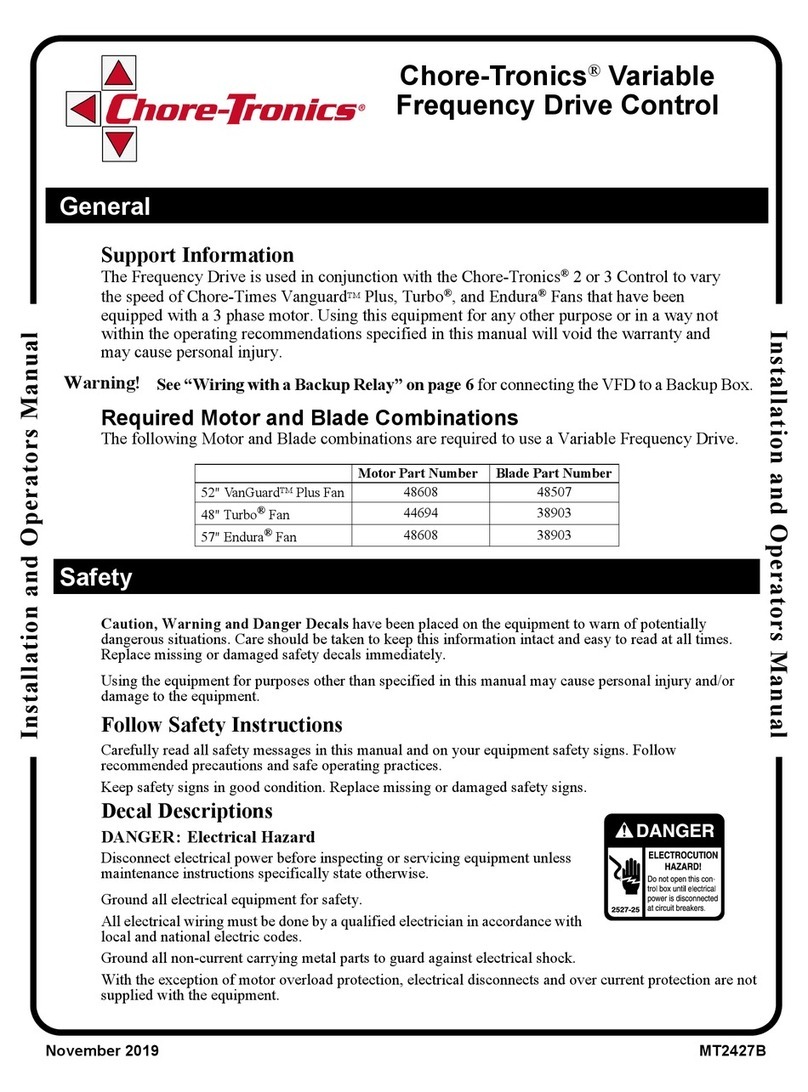 Chore-Time Chore-Tronics 2 User manual