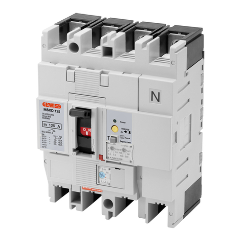 Gewiss MSXD 125 User manual