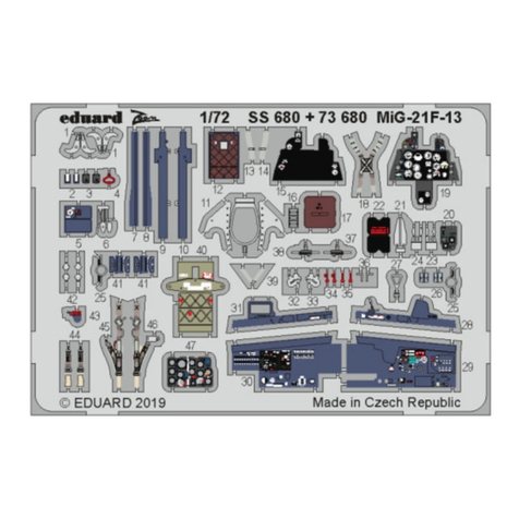 Eduard MiG-21F-13 User manual