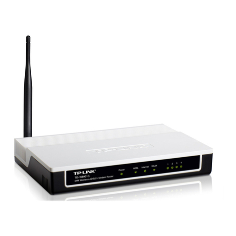 TP-Link TD-W8901G - VERSION 1.0.4 User manual
