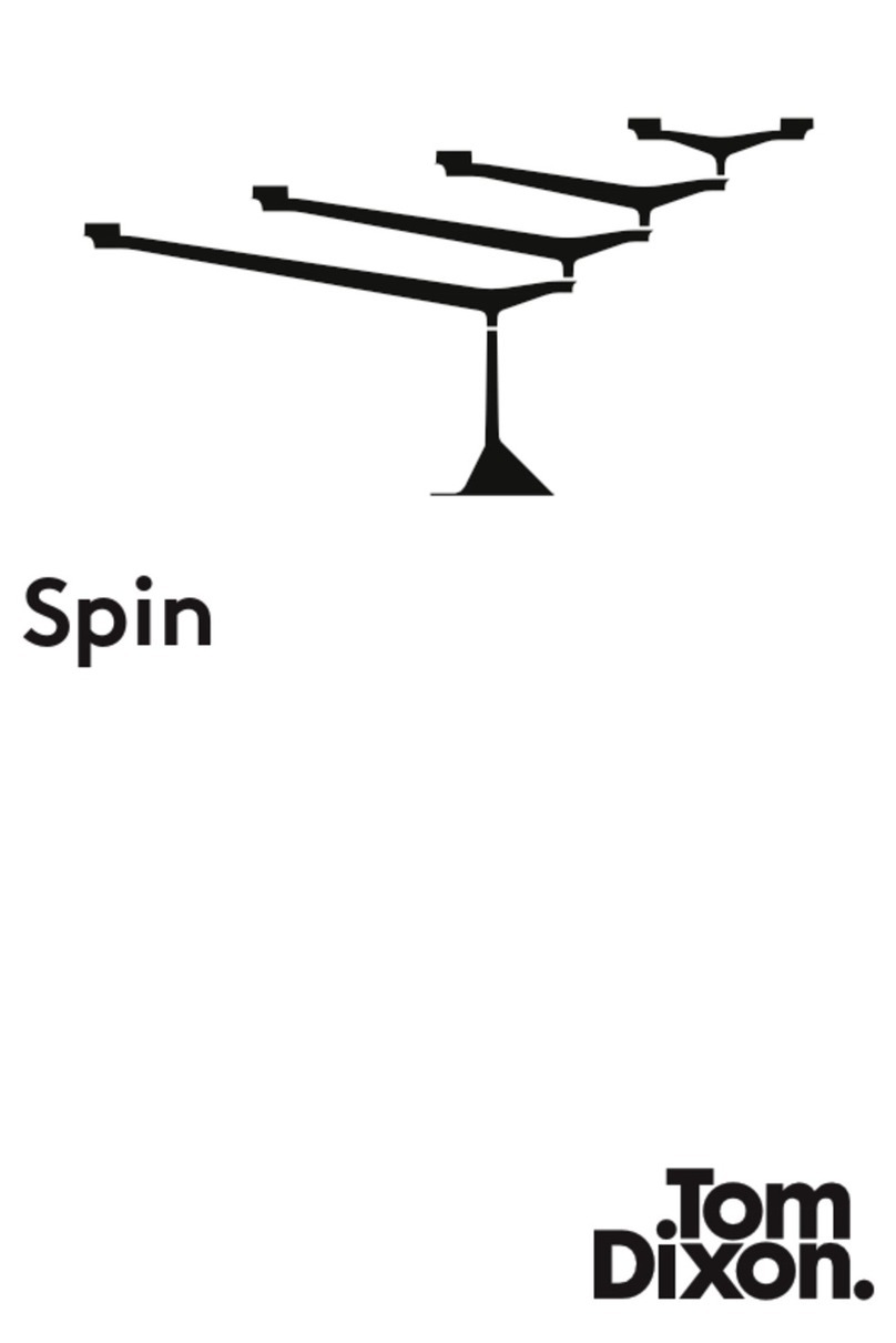 TOM DIXON Spin Cleaning and Care Instructions