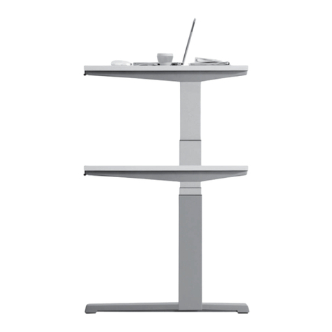 Steelcase Activa Lift 2 H650-1300 Assembly instruction