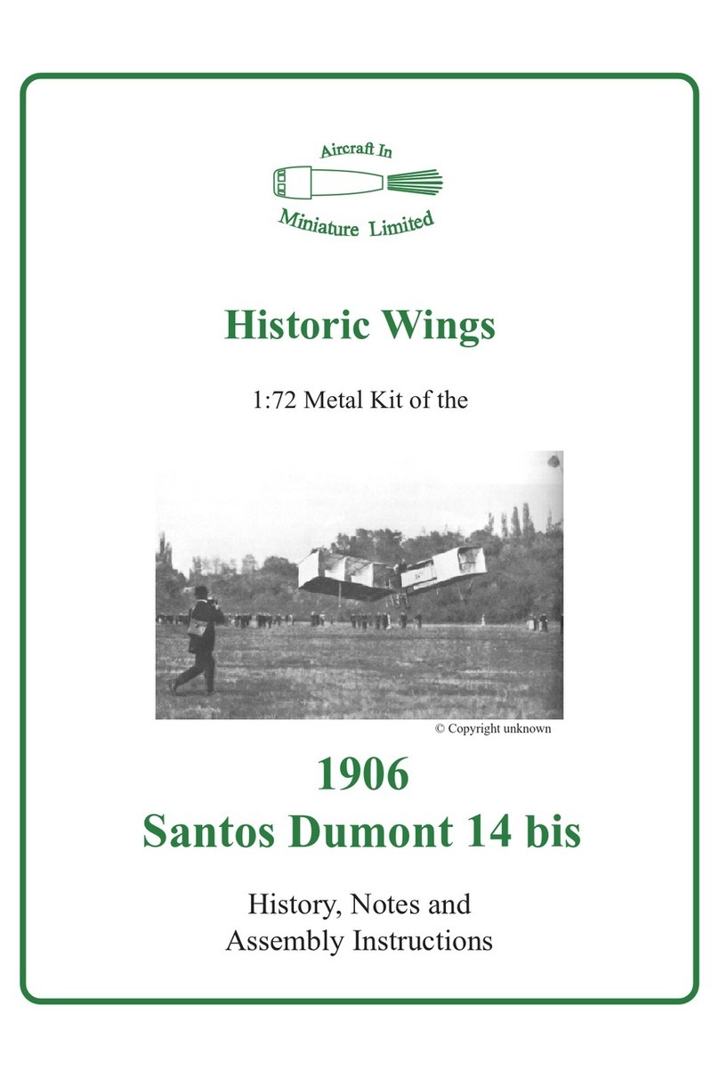 Aircraft in Miniature Limited Historic Wings Assembly instructions