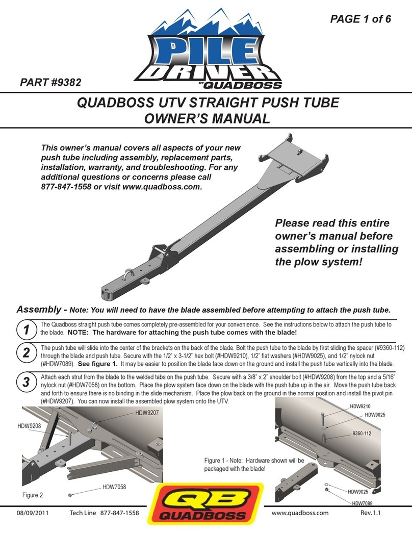 QuadBoss QuadBoss Pile Driver 9382 owner's manual