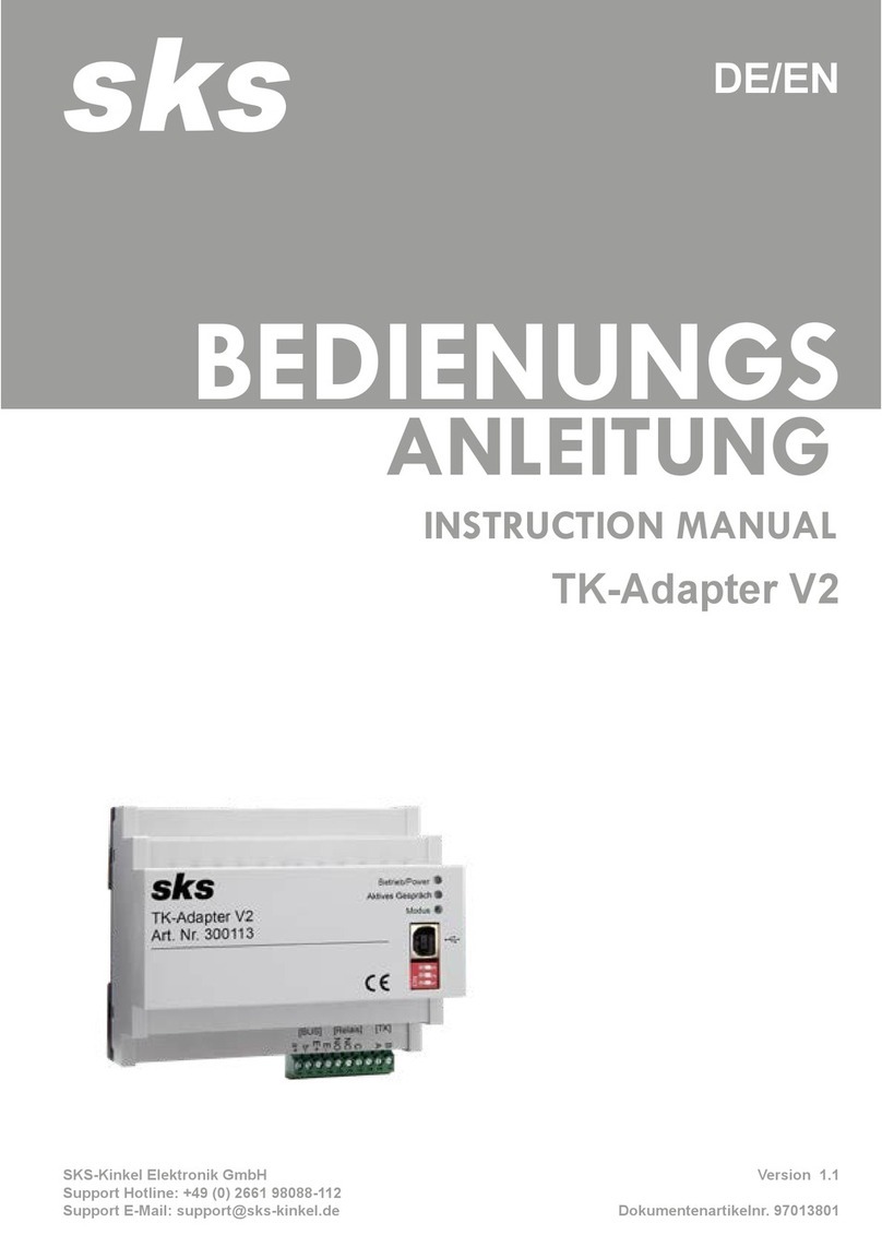 sks TK-Adapter V2 instruction manual