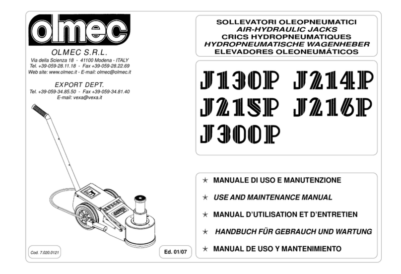 OLMEC J130P Use and maintenance manual