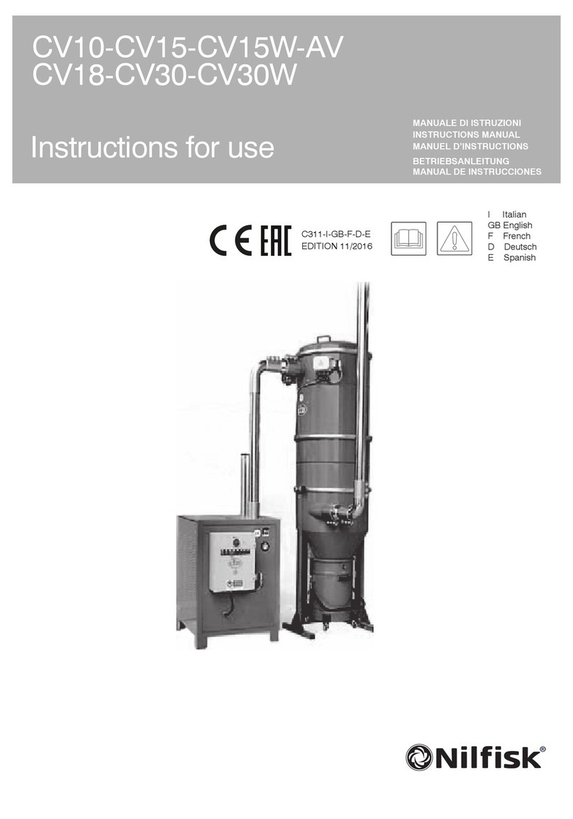 Nilfisk-Advance CV 10 instruction manual