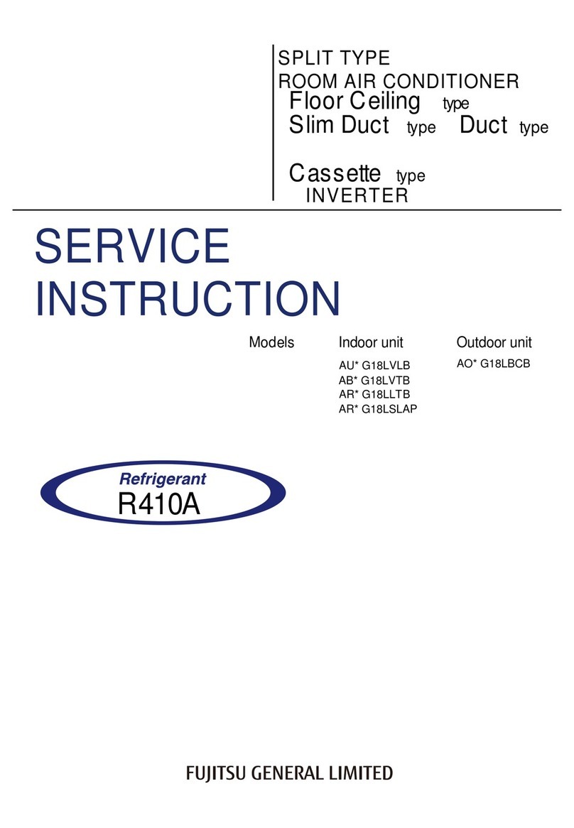 Fujitsu AU G18LVLB Series Original operating manual