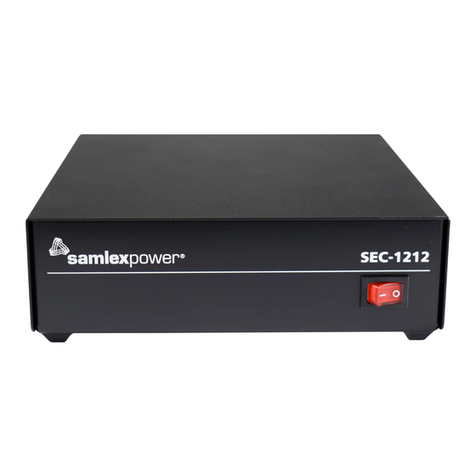 SamplexPower SEC-1212P User manual SamplexPower SEC-1212P User manual
