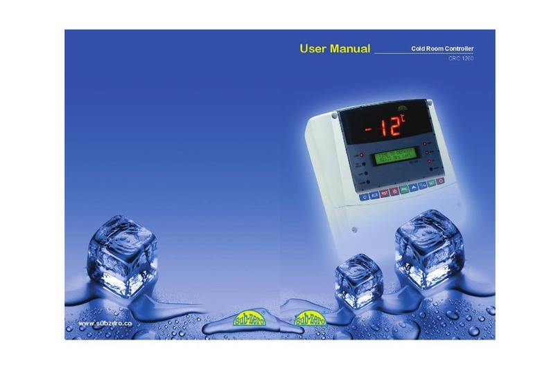Subzero CRC 1200 User manual Subzero CRC 1200 User manual