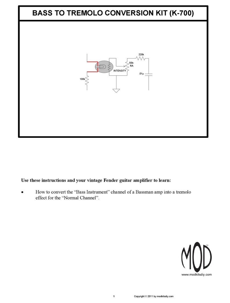 Mod K-700 instructions