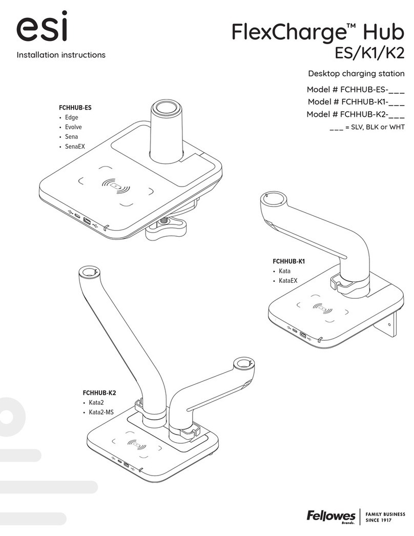 ESI FlexCharge FCHHUB-ES Series User manual
