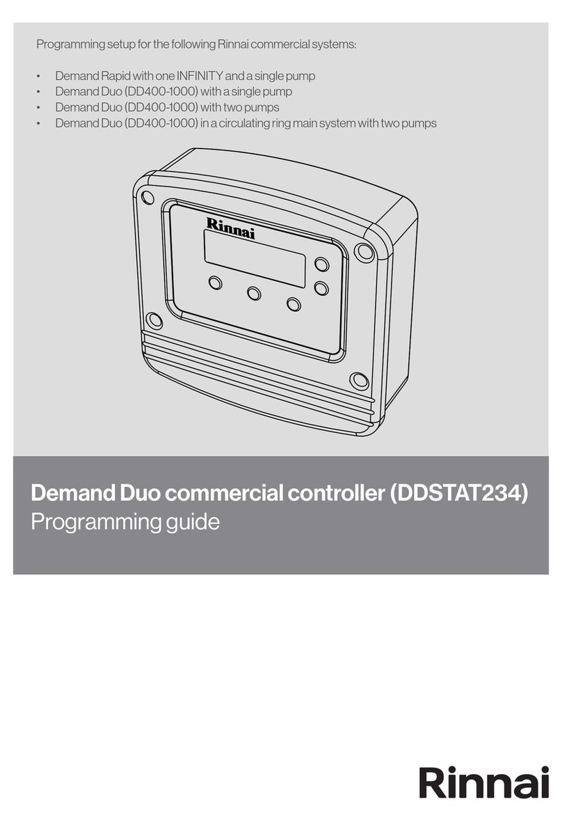 Rinnai Demand Duo Programming guide
