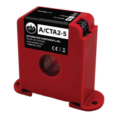 aci A/CTA2-5 User manual