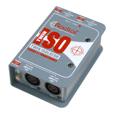 Radial Engineering Twin-Iso User manual