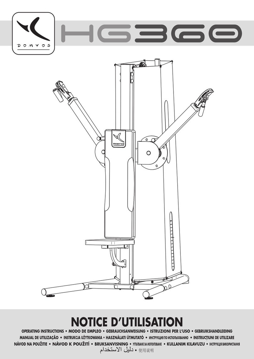 Domyos HG360 operating instructions