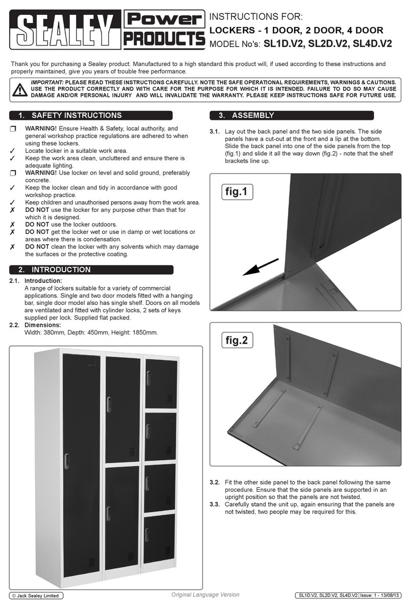 Sealey SL1D.V2 User manual