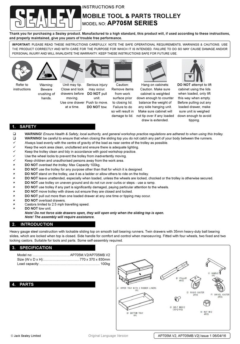 Sealey AP705M Series instructions