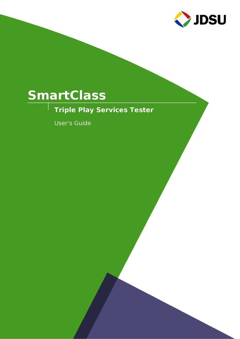 JDS Uniphase SmartClass user guide