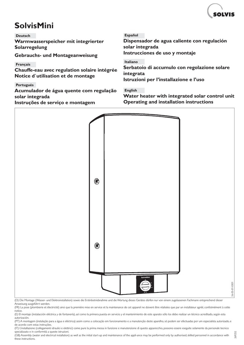 Solvis SolvisMini Operating and installation instructions