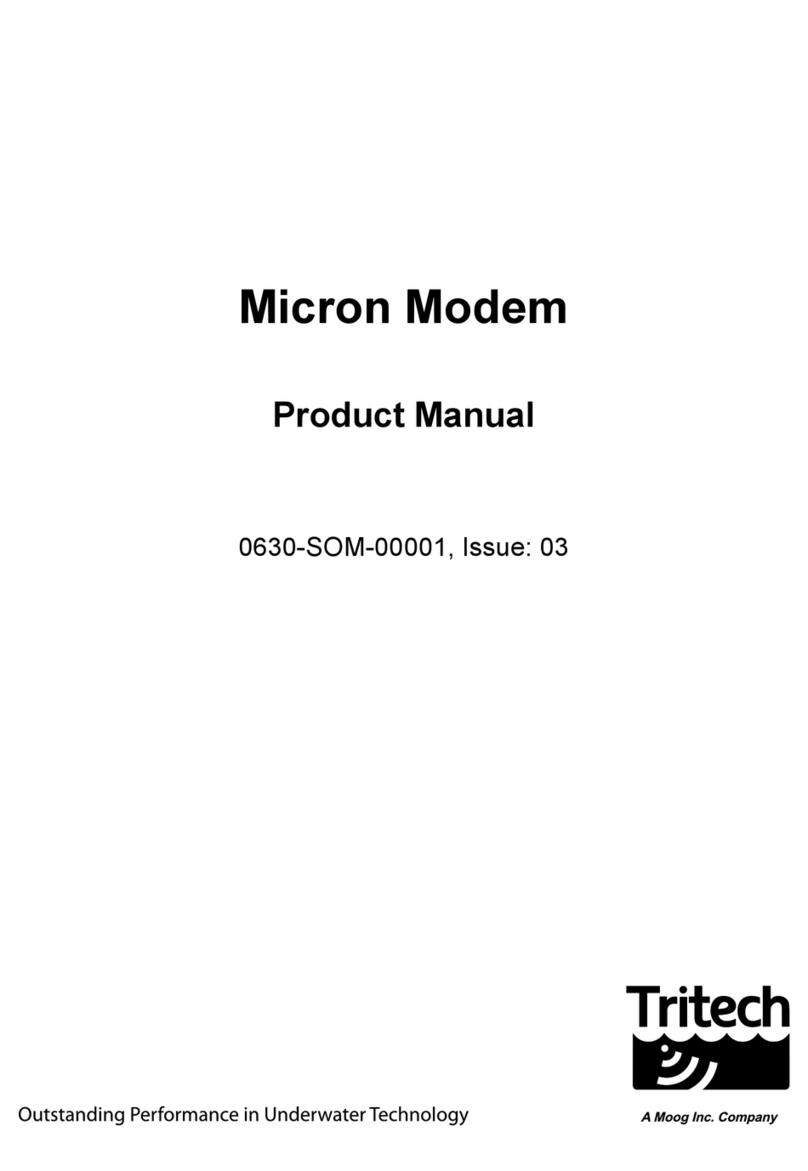 Tritech Micron Modem User manual