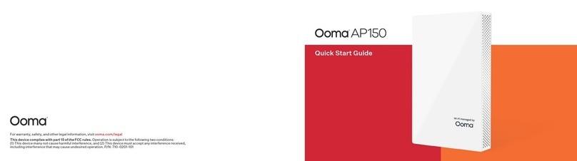 ooma AP150 User manual