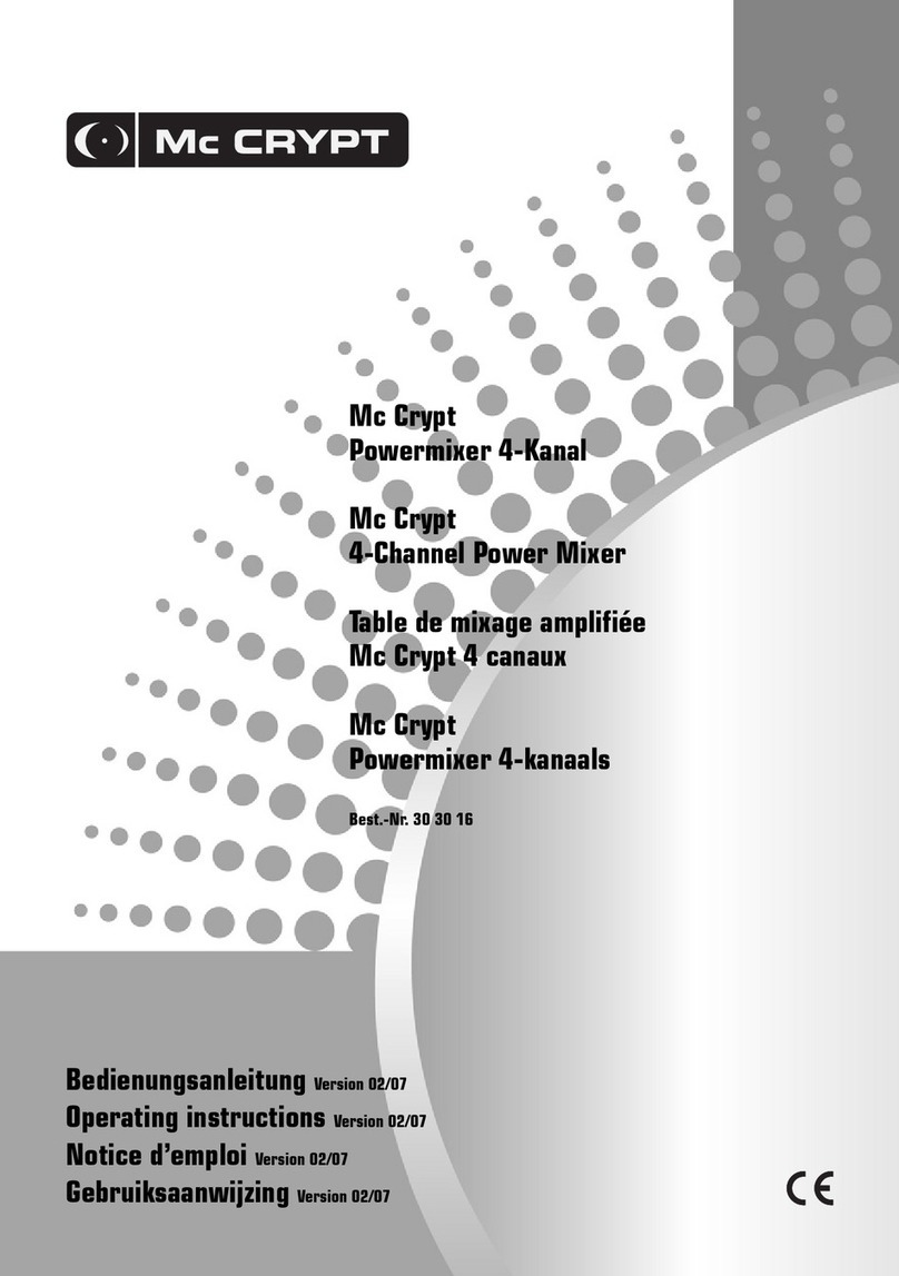 Conrad Electronic MC Crypt operating instructions