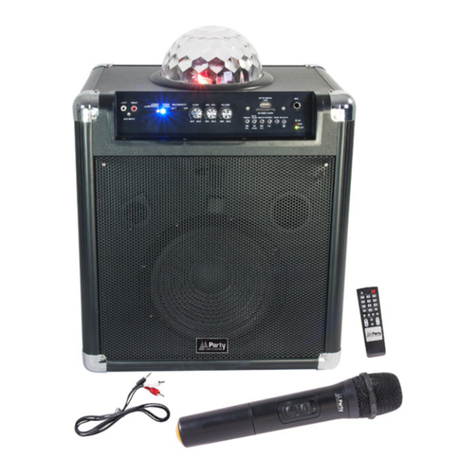 LOTRONIC PARTY-KUBE300VHF instruction manual