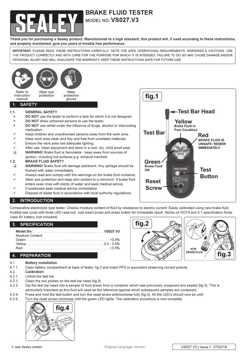 Sealey VS027.V3 User manual