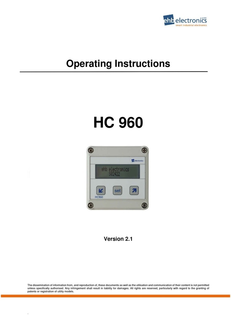 ehb electronics HC 960 operating instructions